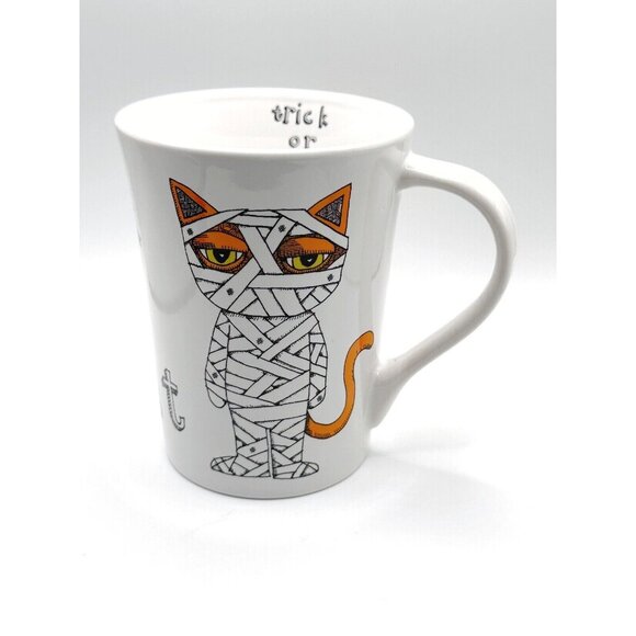 Halloween Trick or Treat Ursula‎ Dodge Signature Housewares Kitty Coffee Mug Cup - Picture 2 of 6